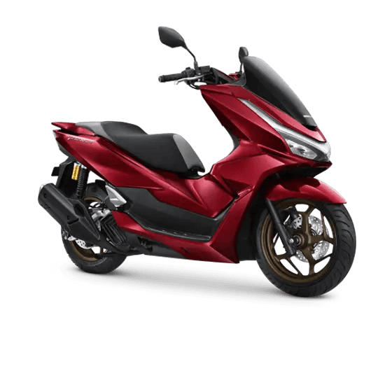 New PCX 160 Roadsync - Honda ORI Cover L R  FR Side Samping Bawah - RED MERAH BURGUNDY