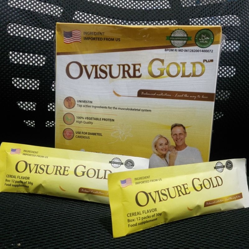 

OVISURE GOLD MILK SUSU OBAT TULANG DAN SENDI YG SEHAT BEBAS Osteoporosis Osteoarthritis 100% DIMFOR USA
