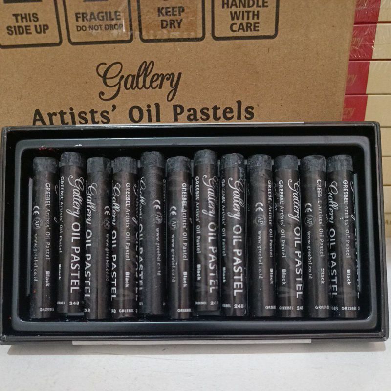

greebel artist hitam 12 warna/greebelgallery/krayongreebel/crayongreebel/oilpastel