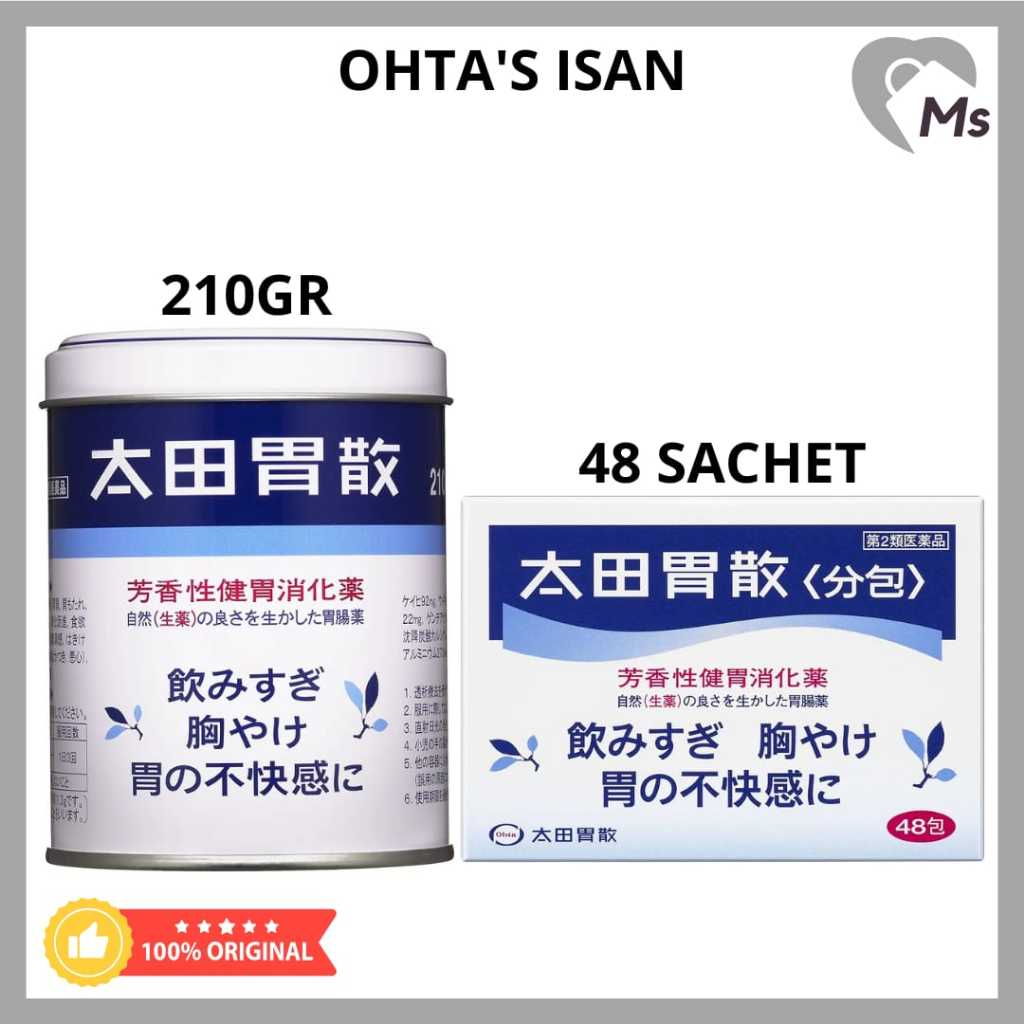 Ohta isan 48 sachet 210gr-Obat maag asam lambung gerd japan