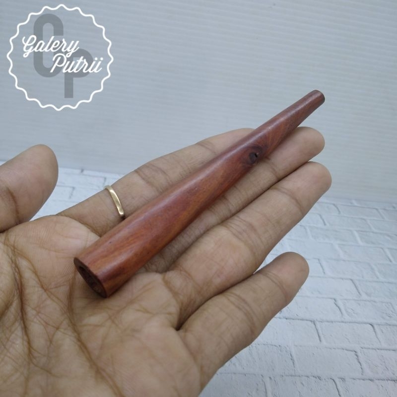 Pipa once / once cangklong polos kayu nagasari kayu nogosari 10cm