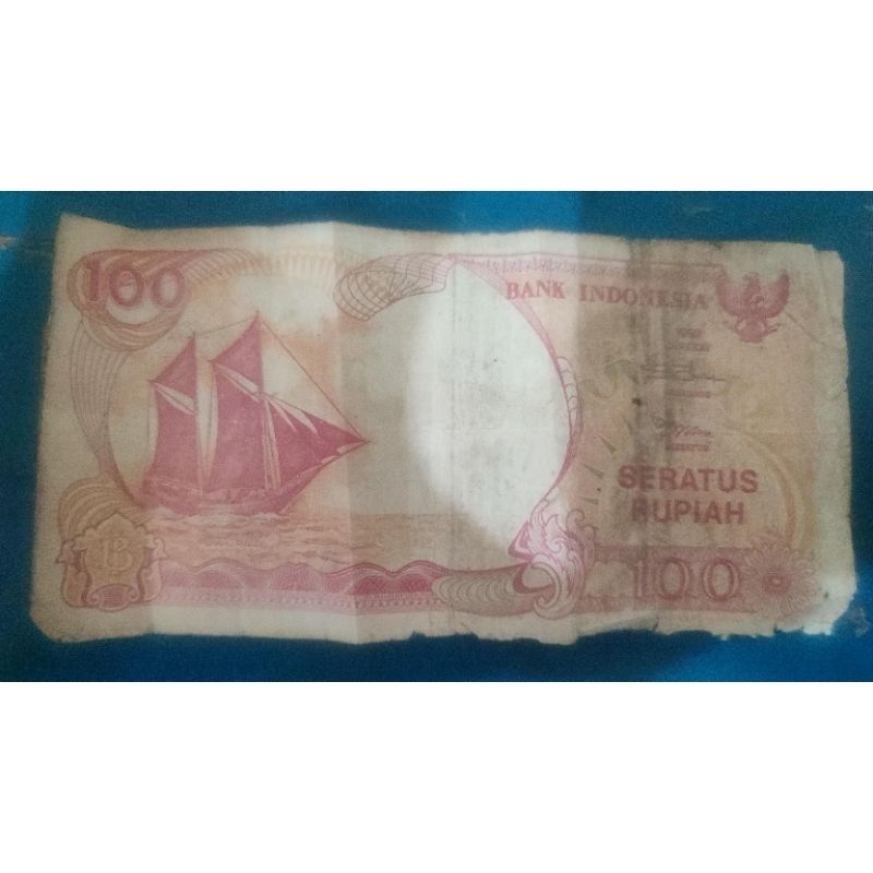 uang kuno 100 rupiah tahun 1992