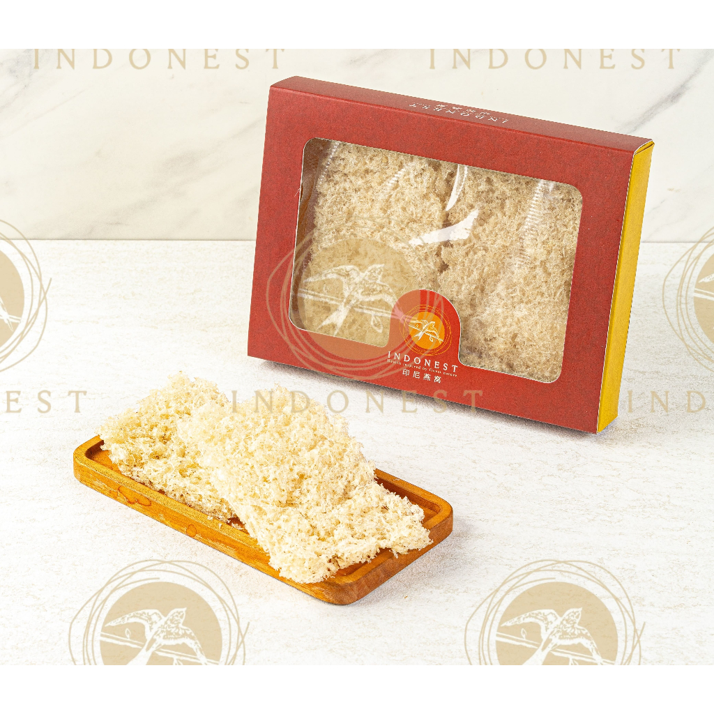 

Sarang Burung Walet Indonest Kualitas Export Grade AAAA 50 Gram 50gr (HANCURAN)