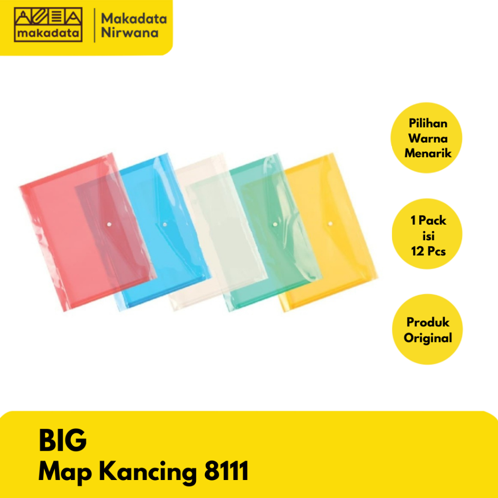 

BIG MAP L/MAP KANCING PLASTIK 8111 F4 (1 PACK)