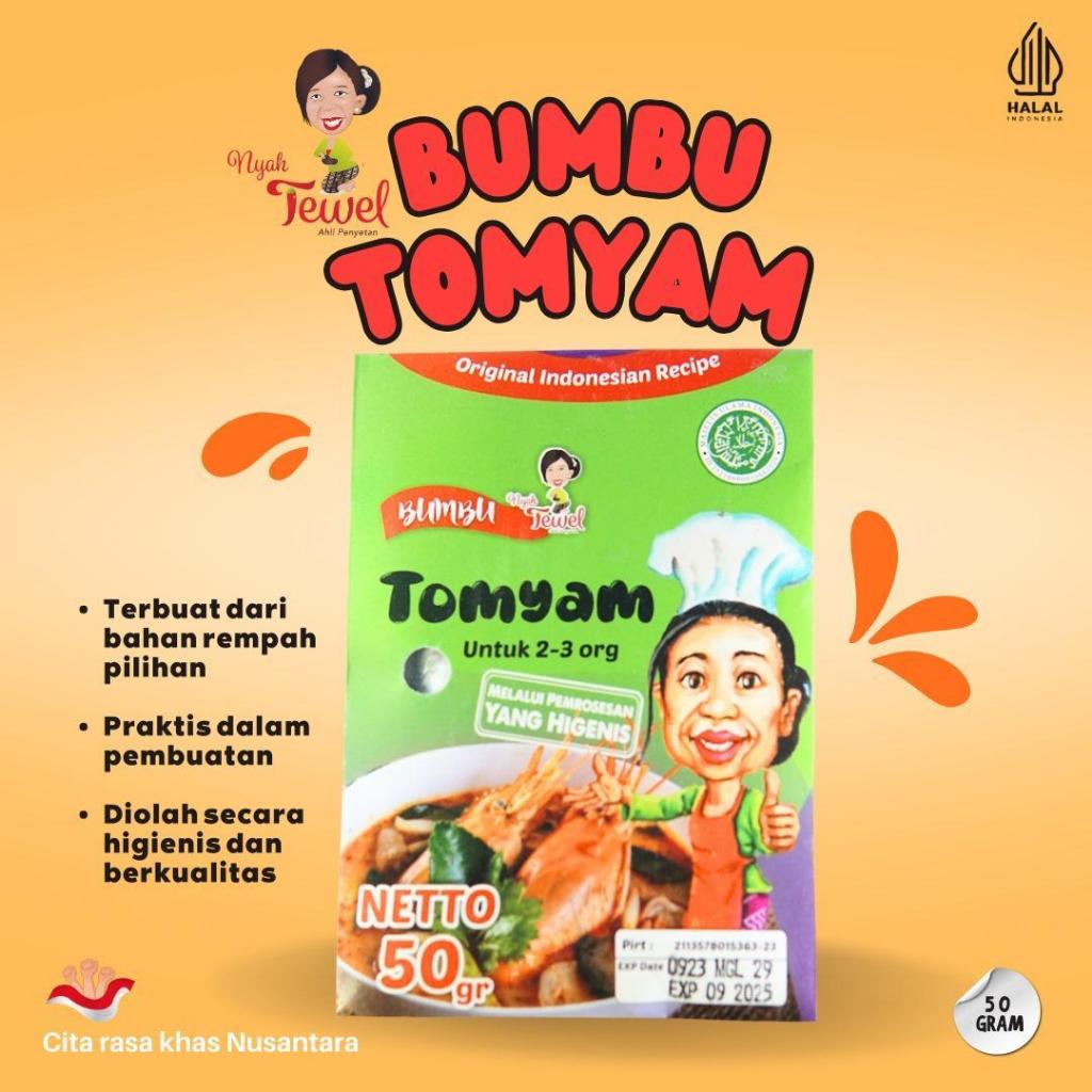 

NYAH TEWEL - Bumbu Instan Tomyam 50 Gr Homemade Tradisional Khas Nusantara Indonesia