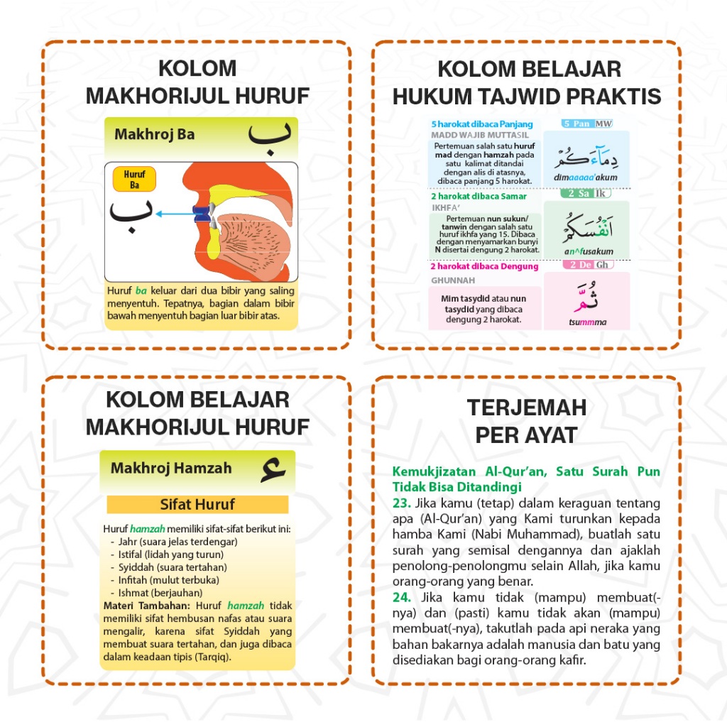 H3T Al Quran Besar Super Tajwid Dengan Kode Tajwid Warna Al-Quran Safwan Jumbo Belajar Tajwid Latin