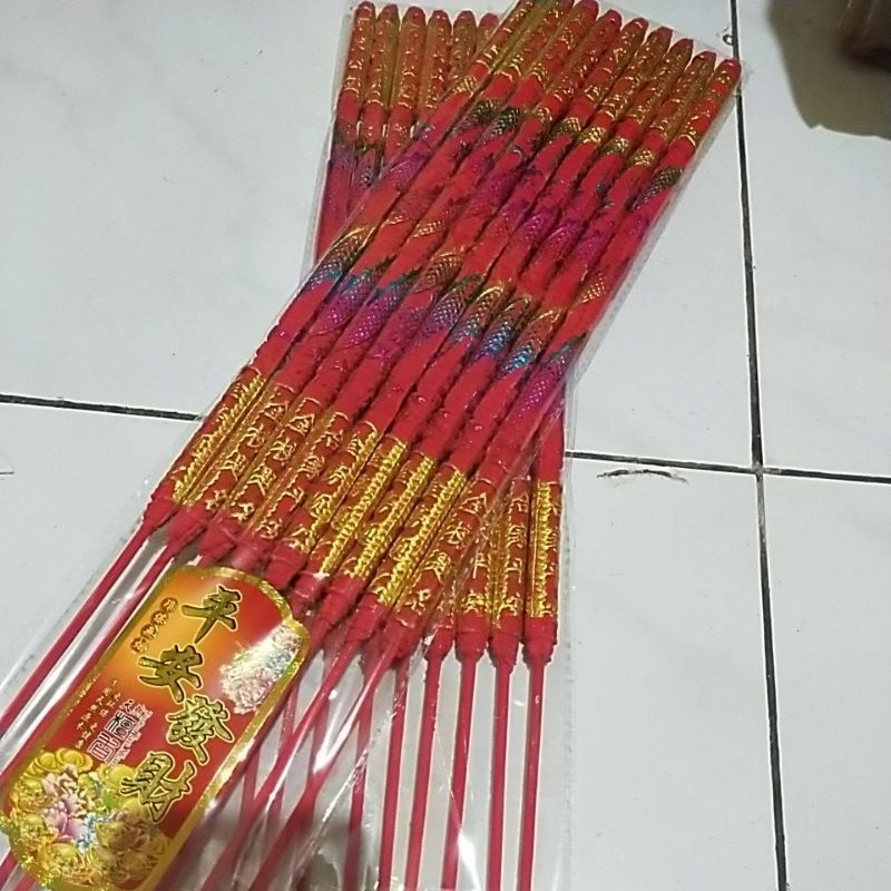 DUPA HARI RAYA IMLEK HARI BESAR DEWA HIO NAGA MERAH ISI 9BATANG