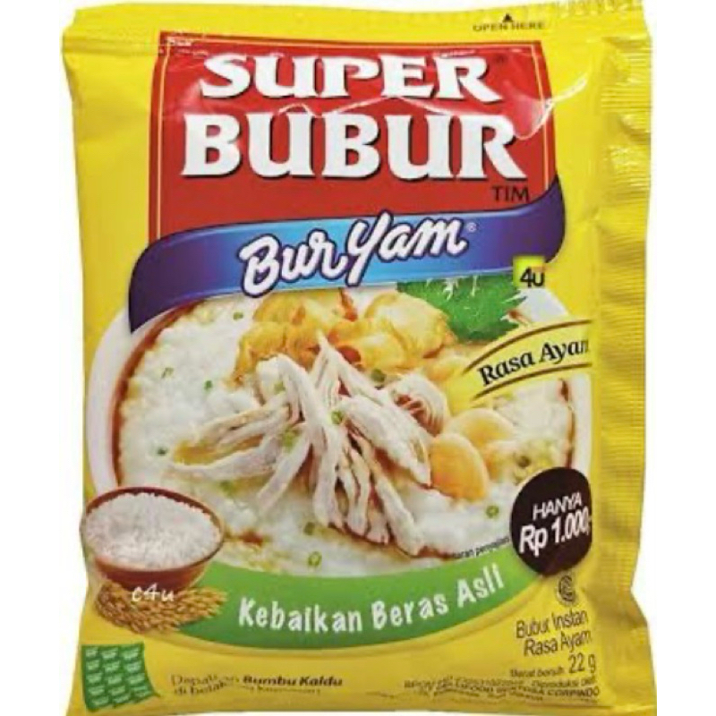 

BURYAM SUPER BUBUR 1 RENCENG ISI 10