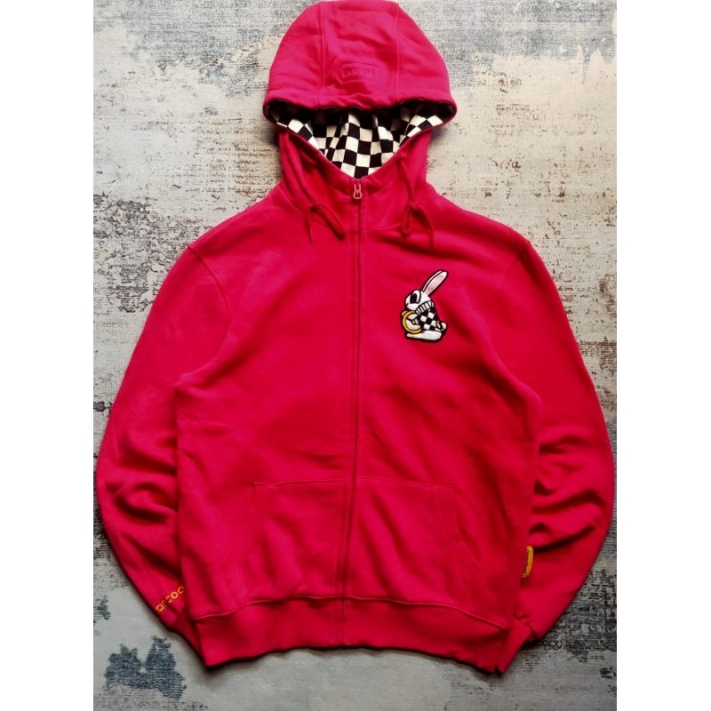 Hoodie pancoat logo kelinci bordir