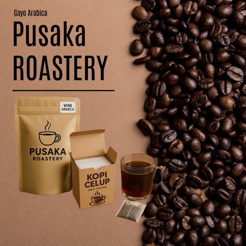 

Kopi Arabika Gayo Pusaka Roastery @500 gram