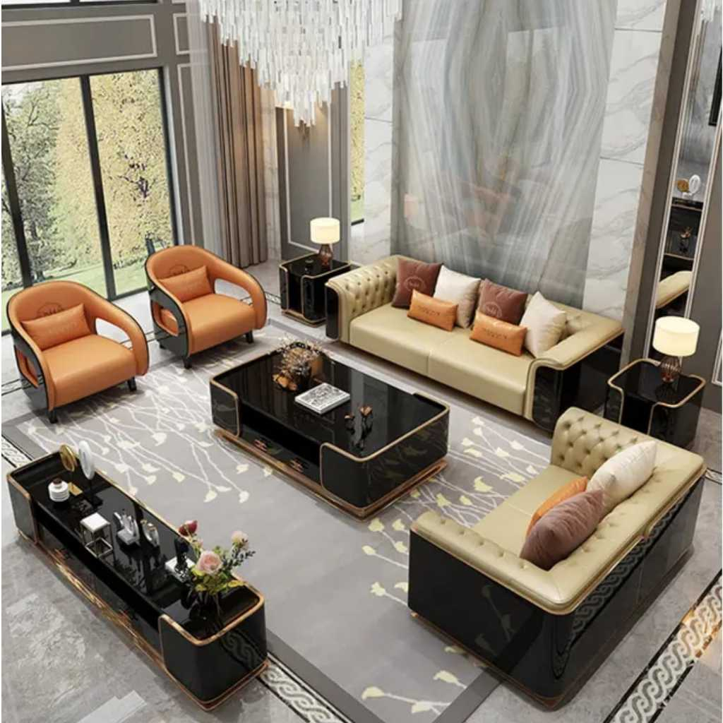 FULL SET SOFA 3211 AURORA MODERN PREMIUM GRADE LUXURY / SOFA MEGAH MEWAH / SOFA 3211 BUPET