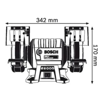 Gerinda Duduk / Gerinda Potong / Bench Grinder Bosch GBG 6