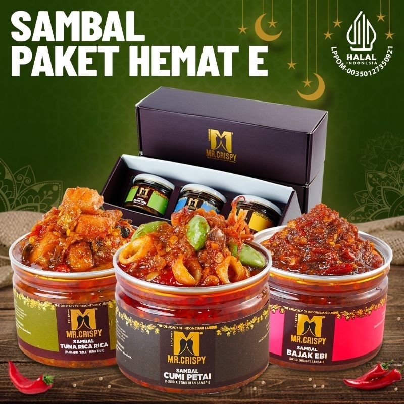 

SAMBAL HEMAT E MR CRISPY(CP+TUNA+BJAKEBI)