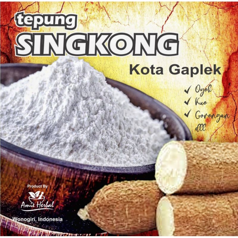 

tepung singkong kemasan 1kg/ tepung gaplek/ Tiwul