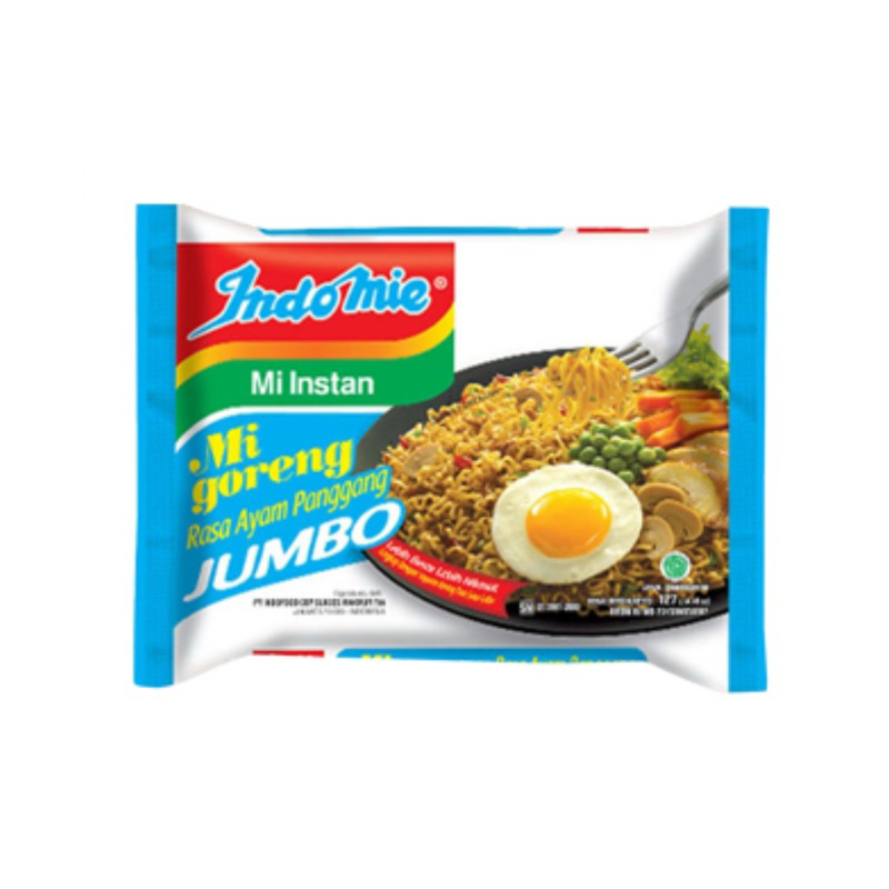 

indomie / mie goreng rasa ayam panggang size jumbo 127 g