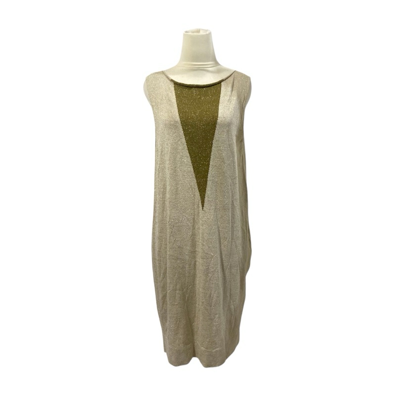 Bodysuit dress midi pesta gold blink xl