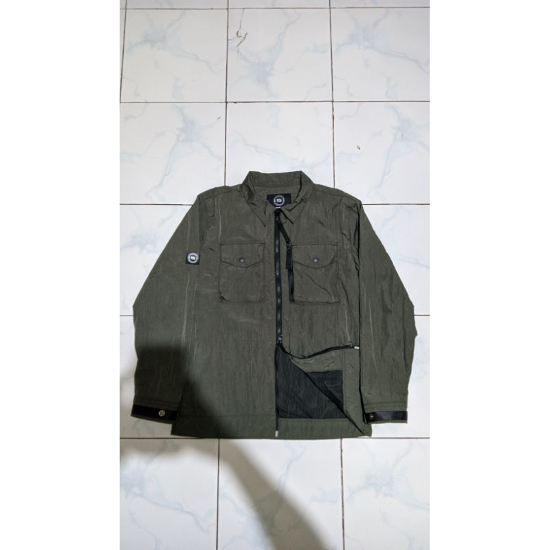 Overshirt troublemaker olive