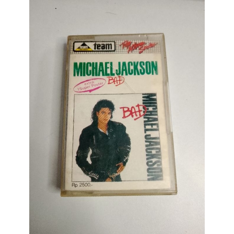 kaset pita Michael Jackson album Bad second bekas normal