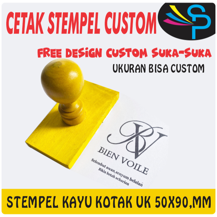 cetak stempel kayu custom stempel kayu desain custom stempel kilat