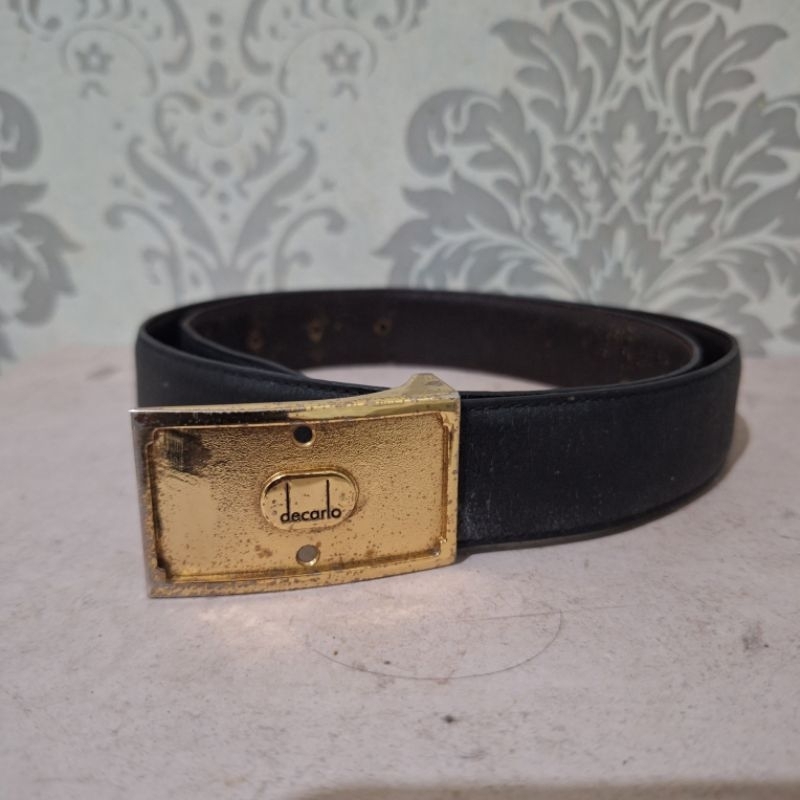 sabuk ikat pinggang kulit DeCarlo preloved