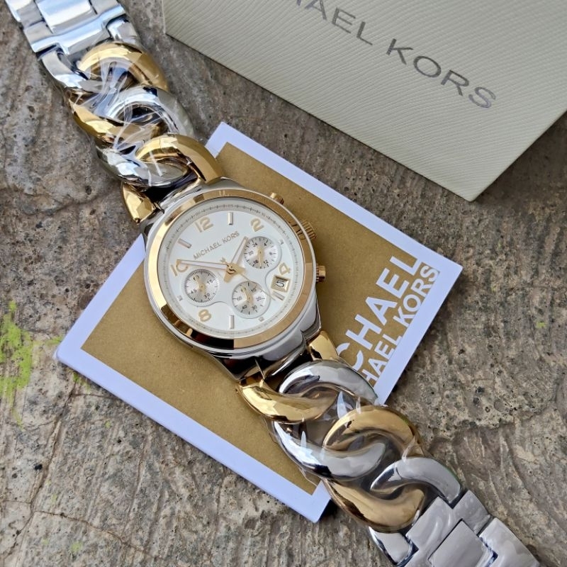 Jam Tangan MK Kepang Runway #MK3199# Original MK 3199 Kepang
