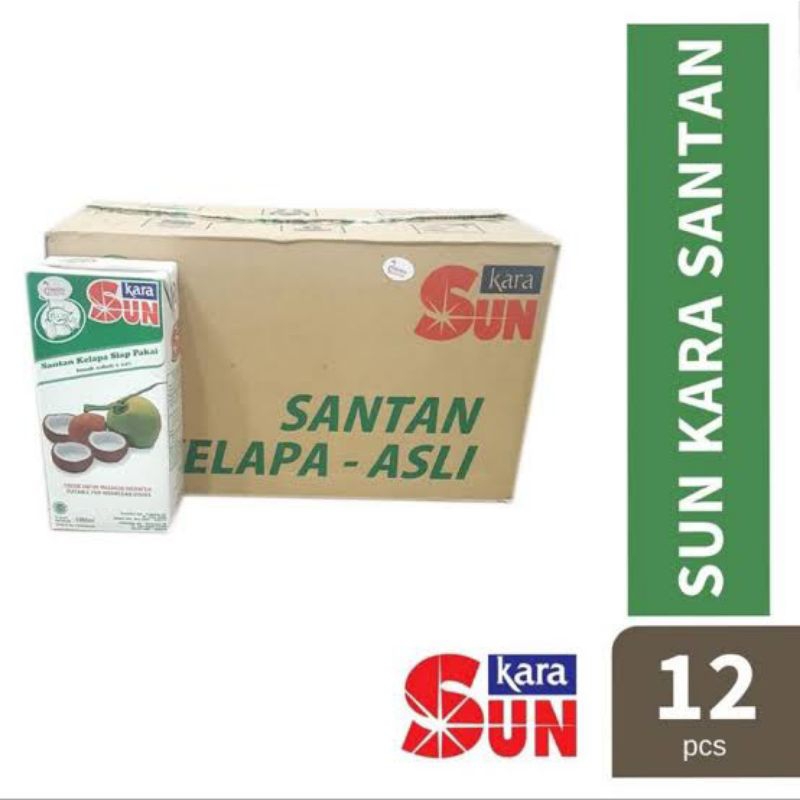 

Sun Kara | Sasa Santan Cair 1Ltr per dus isi 12
