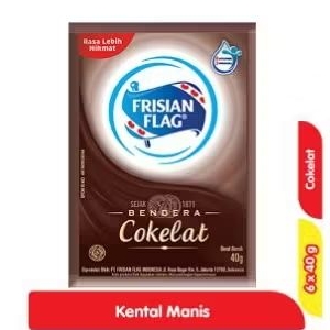 

FRISIAN FLAG SUSU KENTAL MANIS COKELAT 6 X 40 Gram