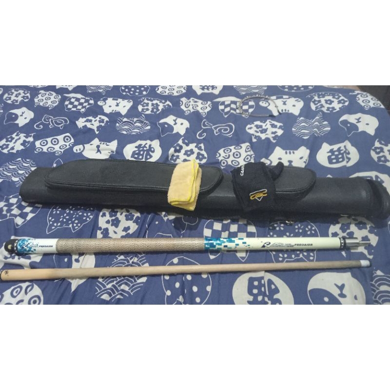 stik billiard preaoidr 12.5 fullset untuk pemula (second)