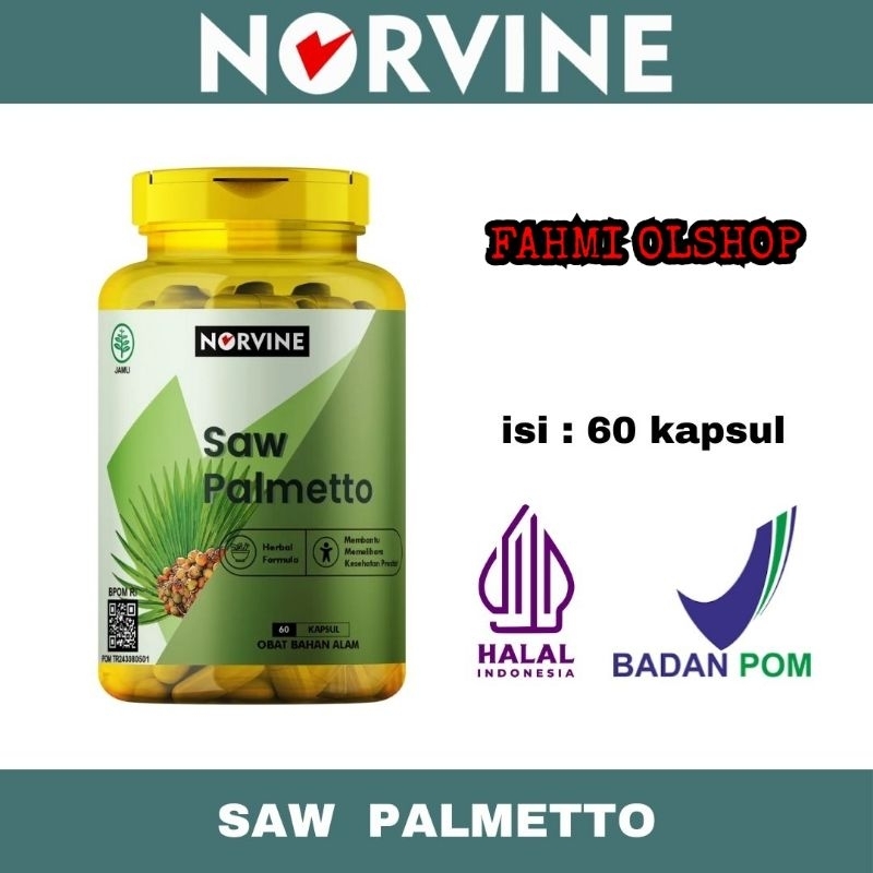 Norvine Saw Palmetto isi 60 kapsul ORIGINAL 100%