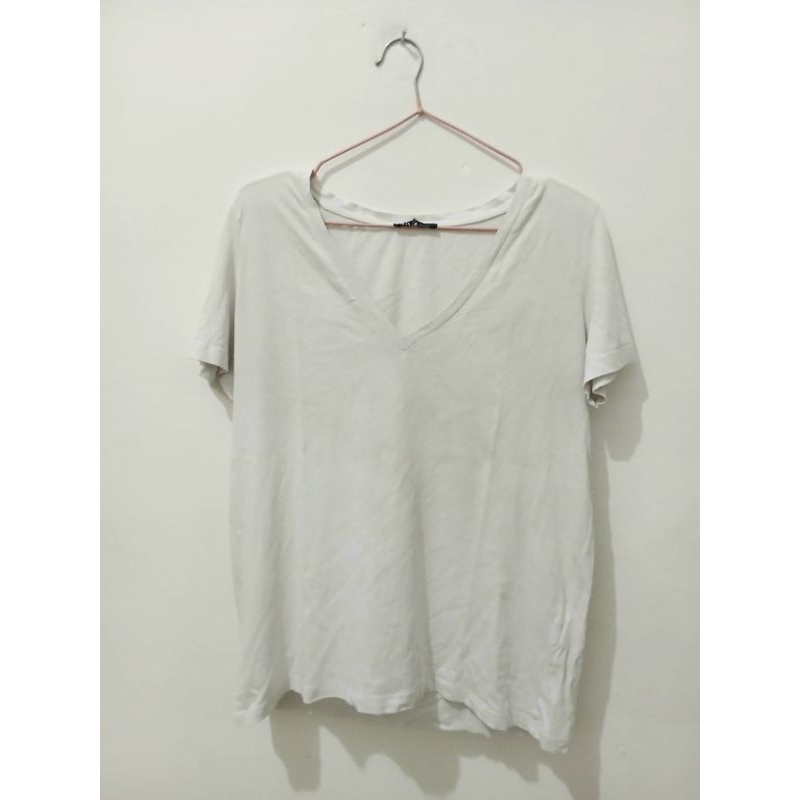 Kaos putih polos ORIGINAL ZARA