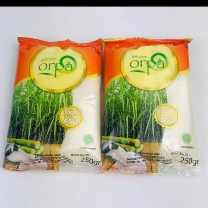 

Gula pasir Orpa 250gr