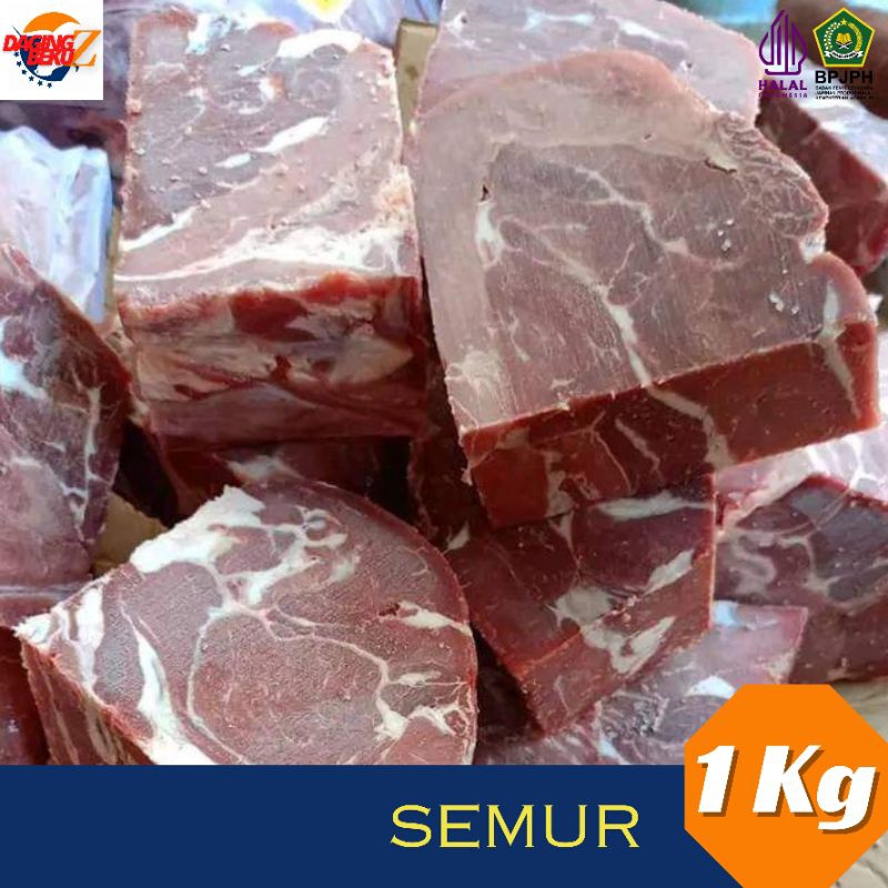 

Daging Semur 1kg Halal Frozen (Lemak kadar 9-13%)