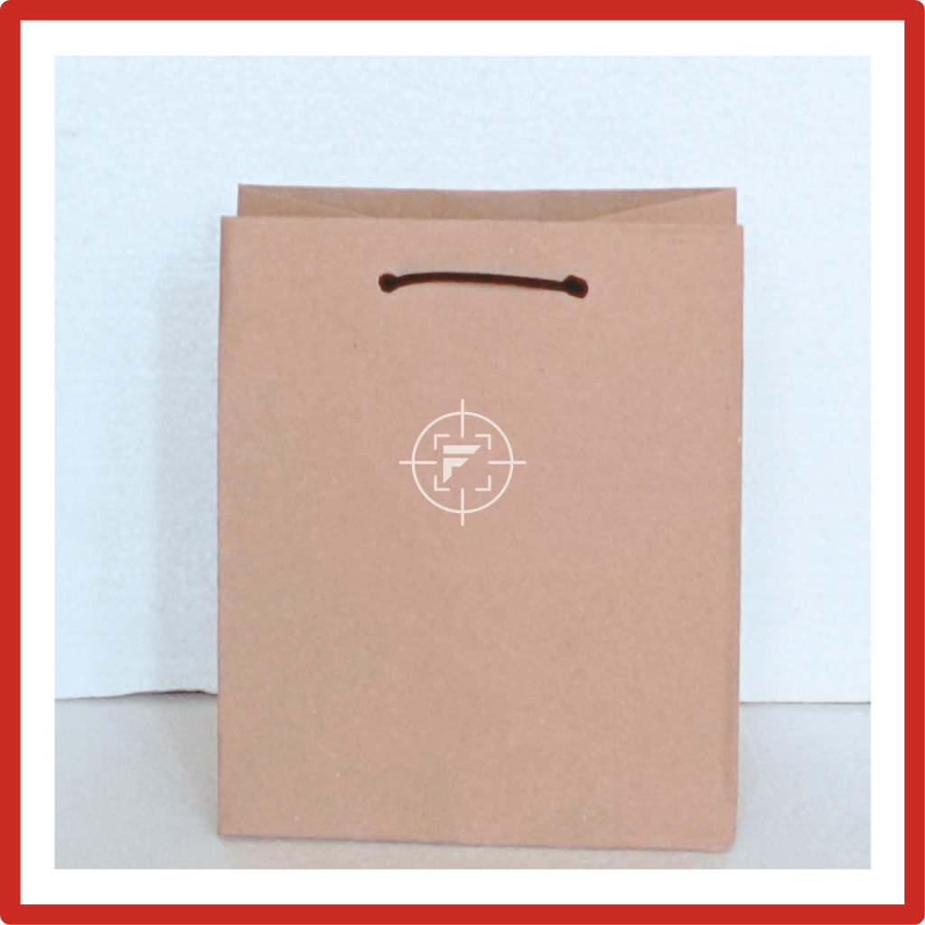 

Paper bag buku polos / Paper bag polos ukuran 20x10x25 tas kertas coklat / paper bag murah polos