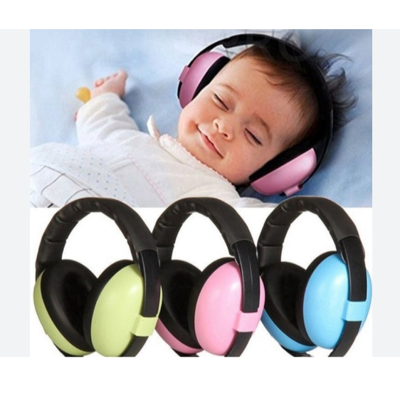 KYK PENUTUP TELINGA BAYI DI PESAWAT EARMUFFS BAYI ANAK PELINDUNG TELINGA BAYI PEREDAM KEBISINGAN