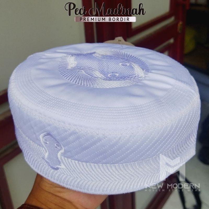 limited peci madinah songkok bugis peci putih kopiah original