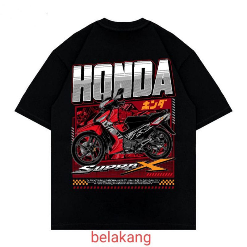 KAOS RACING MOTOR HONDA SUPRA X RED