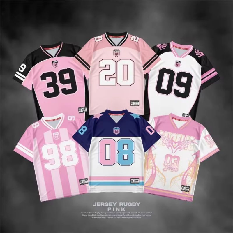 BAJU JERSEY STREETWEAR NUMBER 03/ JERSEY RETRO/ JERSEY RUGBY/ JERSEY HOCKEY/ JERSET VINTAGE