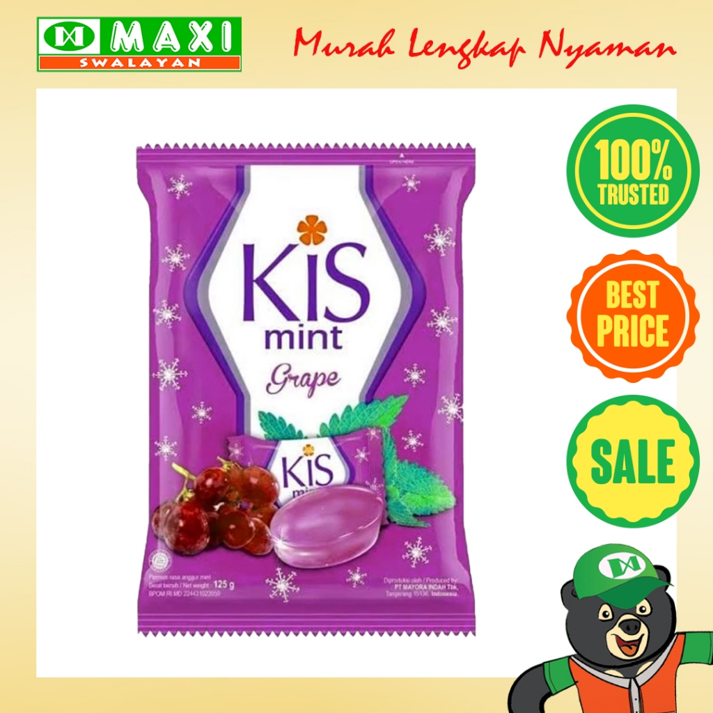 

Kiss Grape Mint 125 gram.