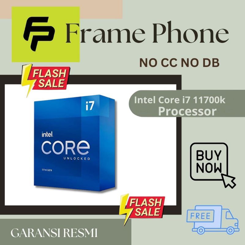 Processor Intel Core i7 11700k Gen 11