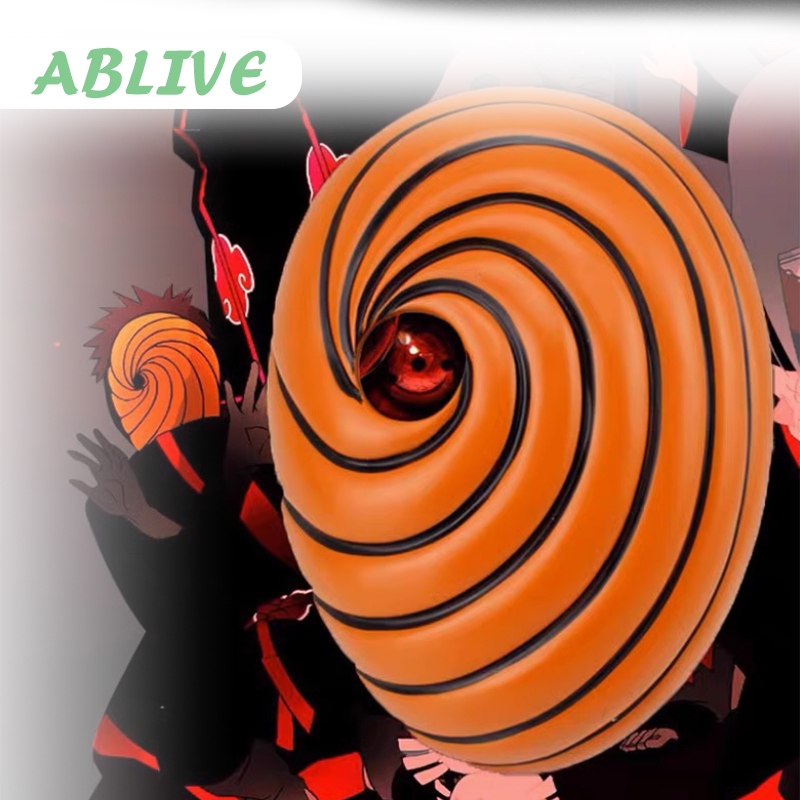 Obito Mask Japanese Topeng Obito Kostum Cosplay Naruto Uchiha
