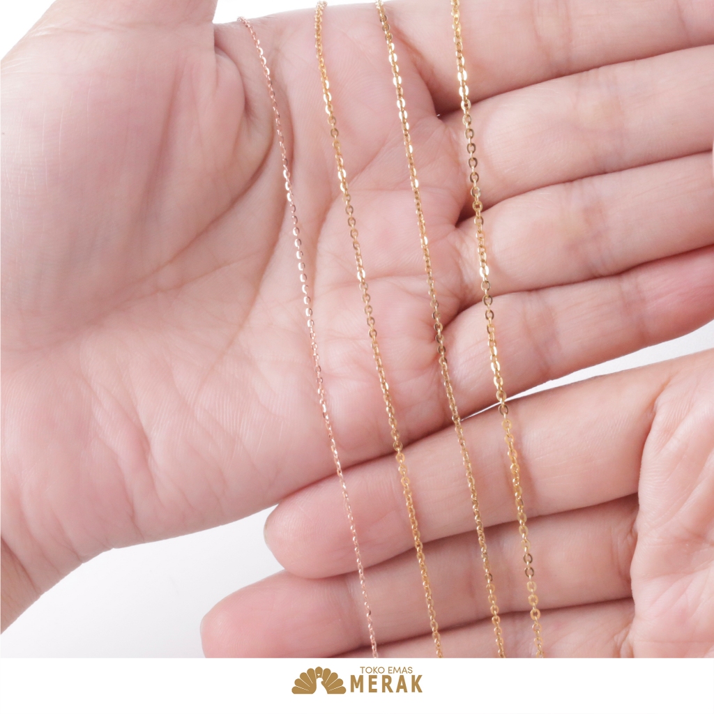 Kalung Rantai Emas 17K Yeona - Toko Emas Merak Semarang