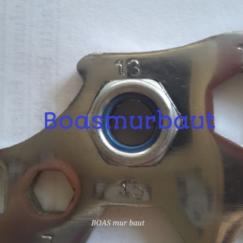 Mur Nylon m8 mur kancing boasmurbaut