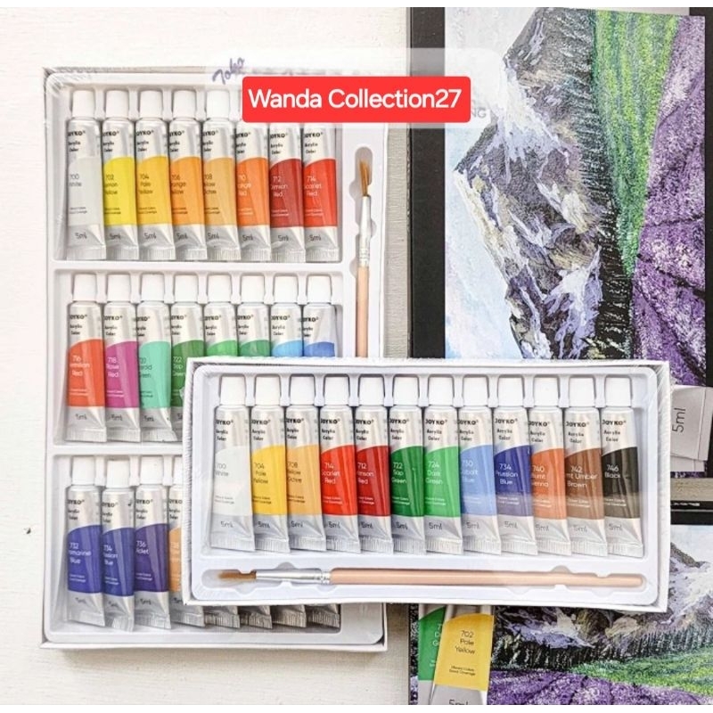 

Cat Akrilik Set Joyko 5ml ACC-5 | Joyko Acrylic Set - ACC-5-12 WARNA