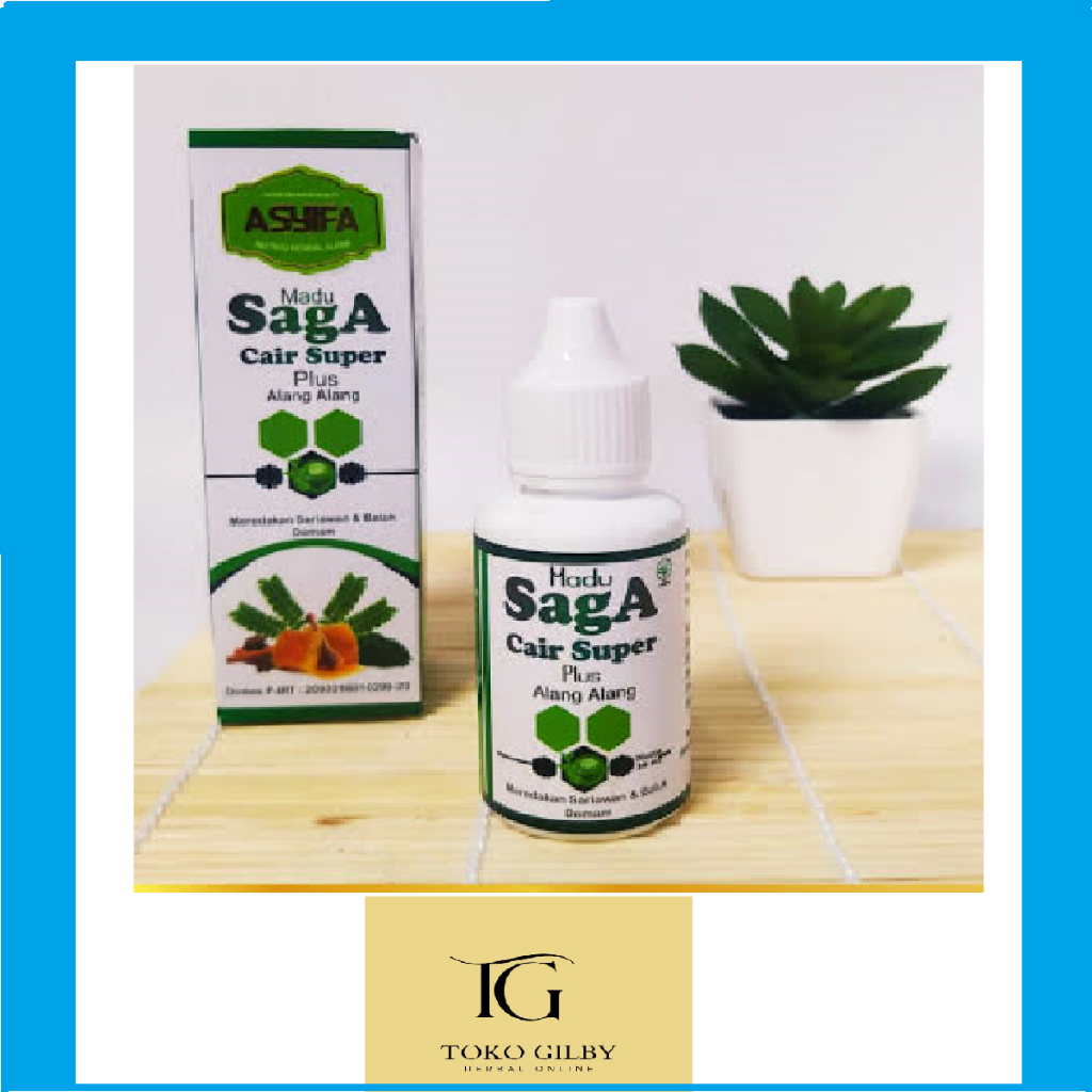 

Madu Saga Plus Alang Alang Mencegah Batuk Sariawan BPOM 30 ML