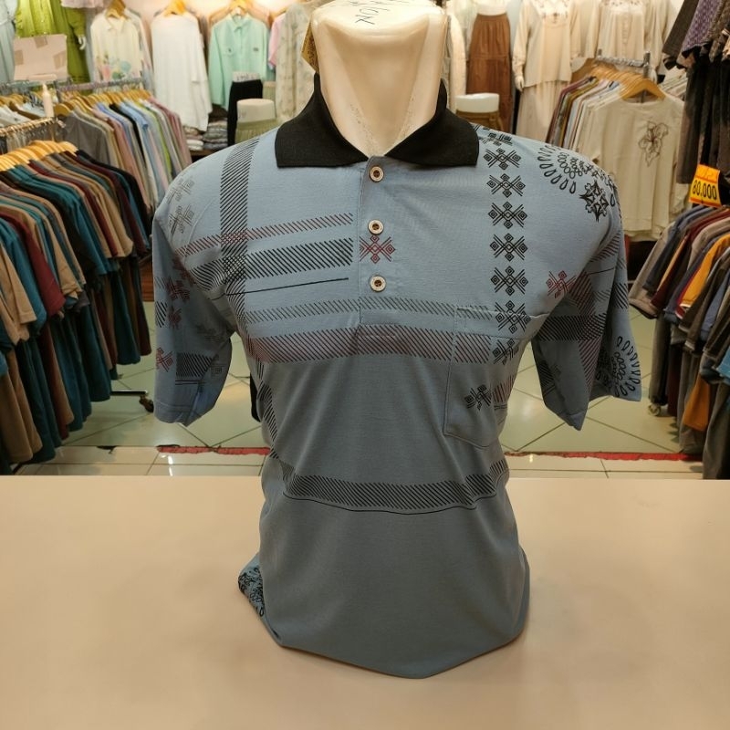 KAOS KERAH MOTIF/ KAOS BAPAK BAPAK / CUN_NAM