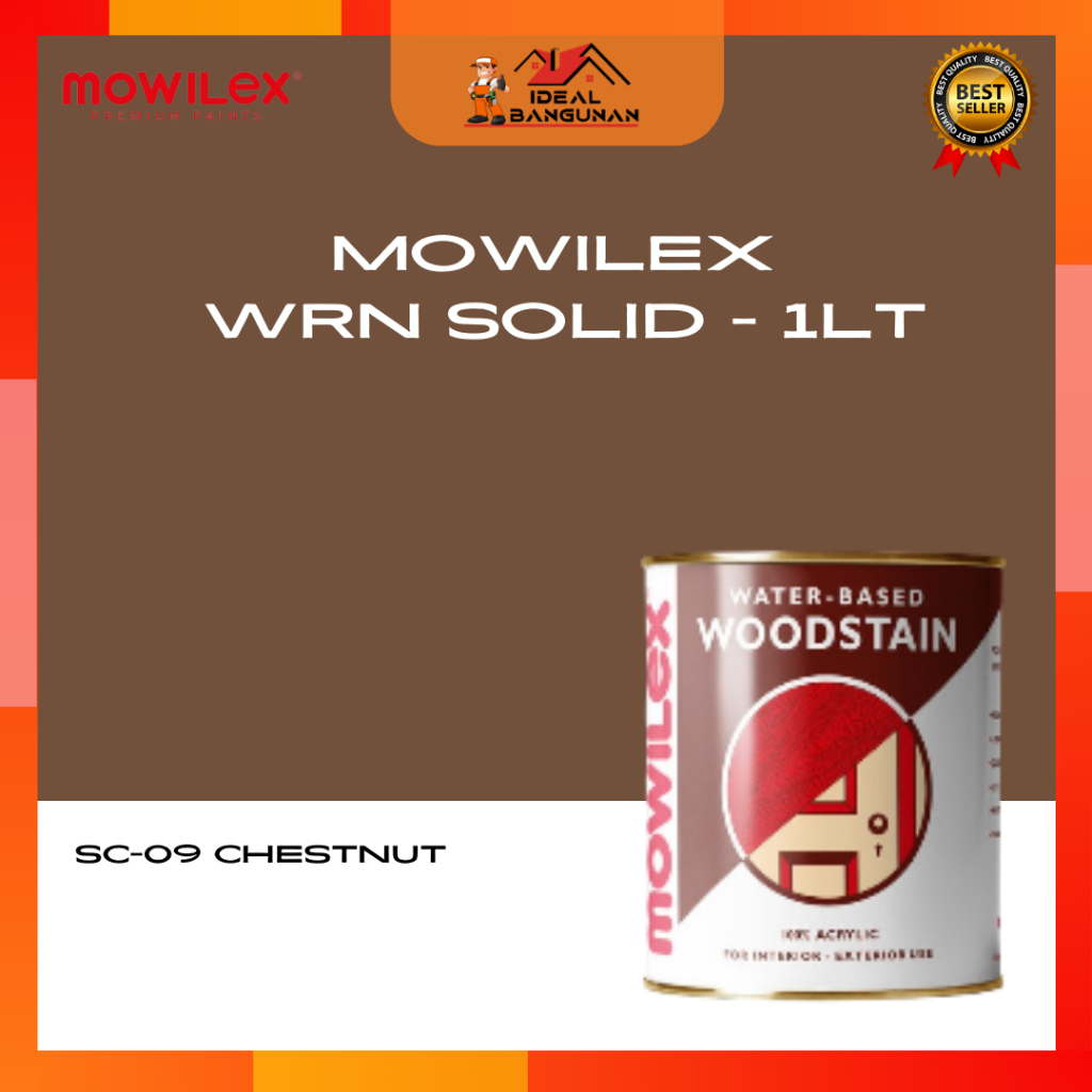 [READY] MOWILEX WRN SOLID SC-09 CHESTNUT | CAT MOWILEX | PLITUR KAYU