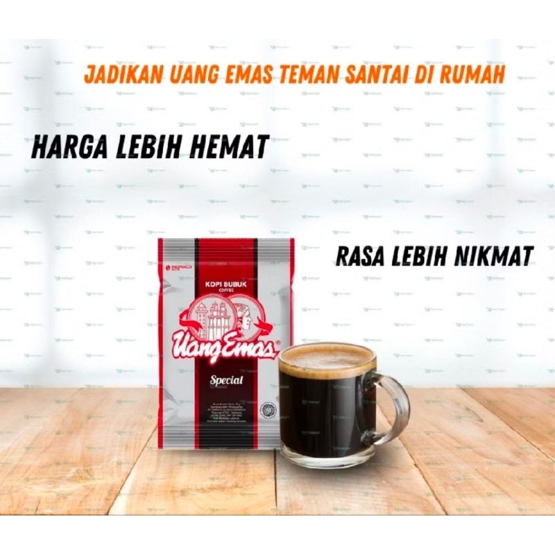 

Uang emas Kopi Spesial | Kopi Hitam Ekonomis 130gr