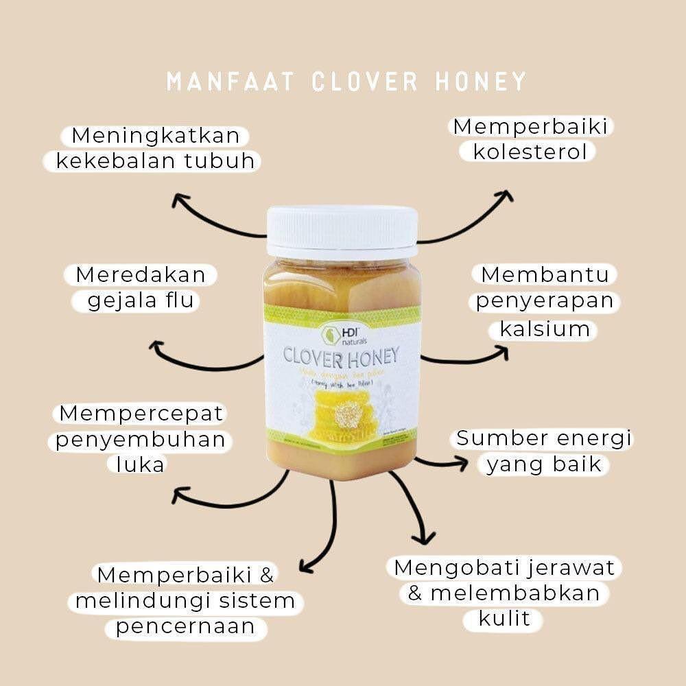 

Original HDI CLOVER HONEY 1KG,500 Gr,250Gr