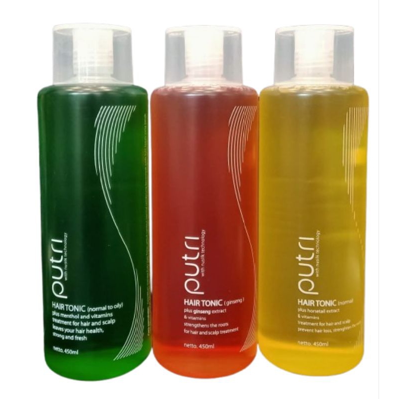 Hair tonic Putri/penyubur rambut PUTRI/pencegah kerontokan/penguat akar rambut PUTRI.