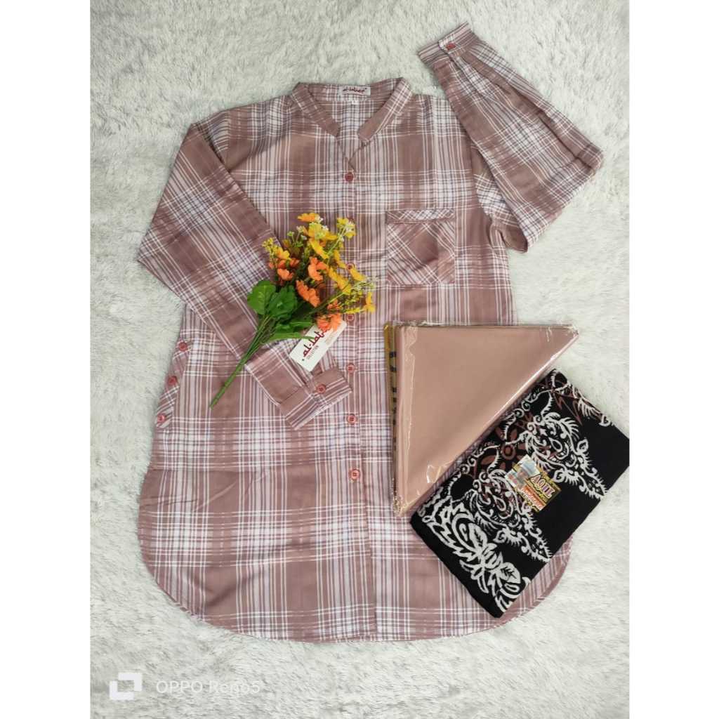 SETELAN SANTRIWATI MODEL TUNIK// TUNIK HARA SALUR// SETELAN SANTRI